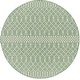 preview thumbnail 66 of 98, Nourison Positano Indoor/Outdoor Moroccan Area Rug 6' x Round - Green/Blue