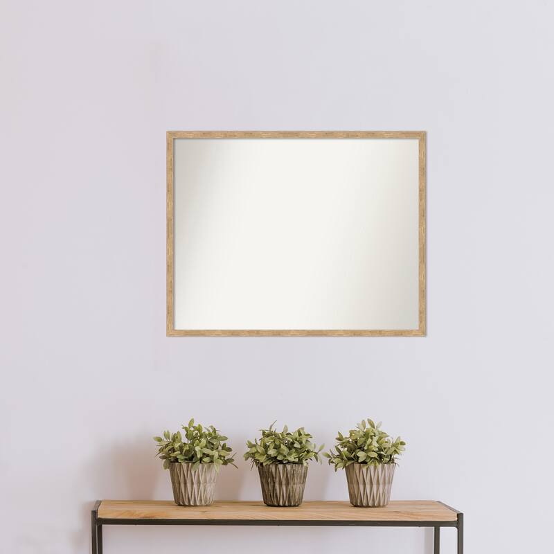 Imprint Non-Beveled Wood Framed Wall Mirror