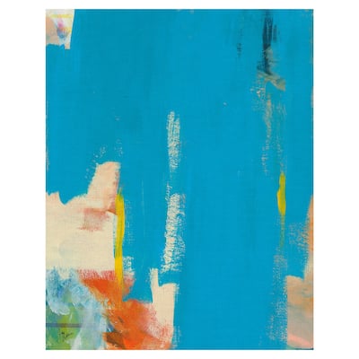 Aqua Tide by Jan Weiss Canvas Art Print