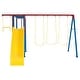 preview thumbnail 3 of 23, Lifetime Monkey Bar Adventure Swing Set (Earthtone)