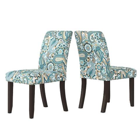 Copper Grove Madelyn Upholstered Armless Dining Chairs (Set of 2)