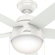 preview thumbnail 9 of 19, Hunter 46" Anslee Ceiling Fan with LED Light Kit and Pull Chain - Transitional, Contemporary