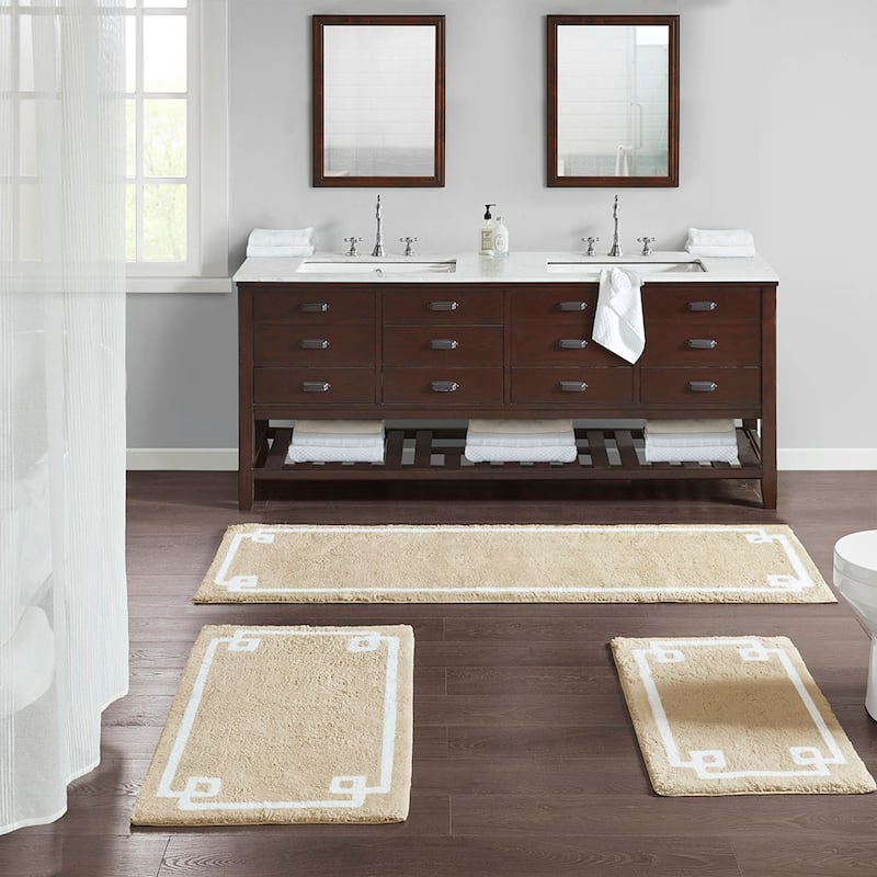 Cotton Tufted Bath Rug 20x30