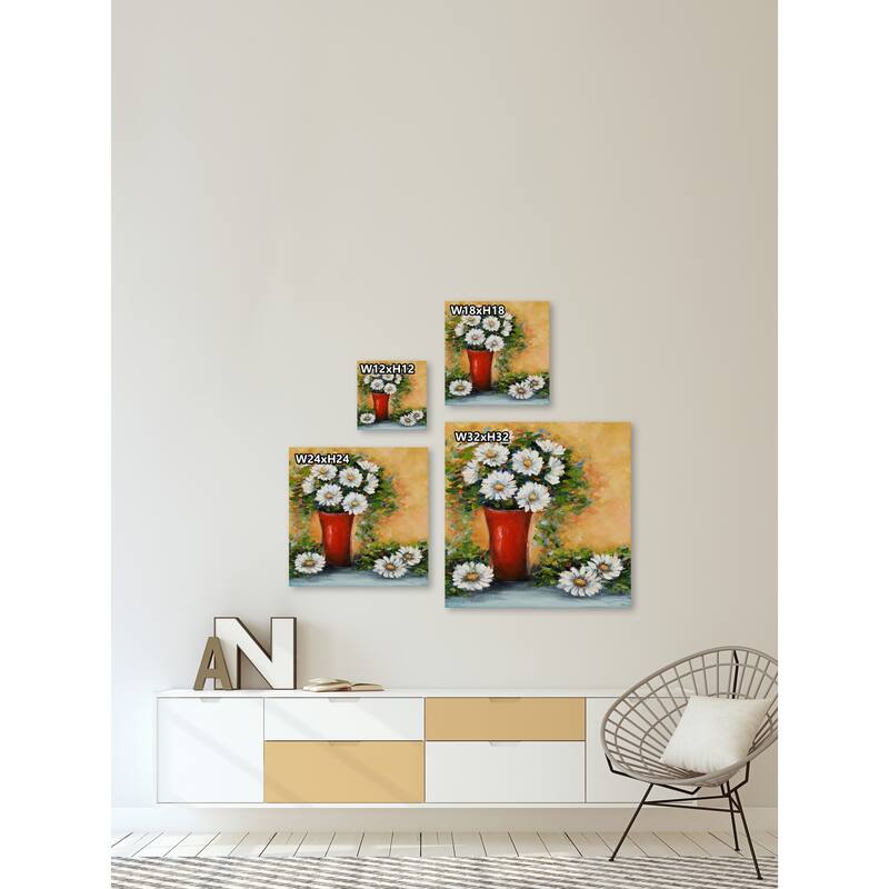 My Favorite Flower Print on Wrapped Canvas
