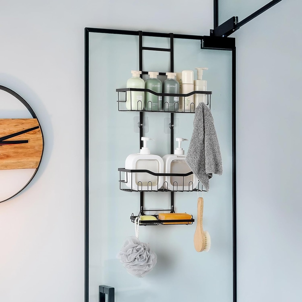 Kenney Rust-Resistant 3-Tier Large Hanging Shower Caddy - Chrome - On Sale  - Bed Bath & Beyond - 36021284