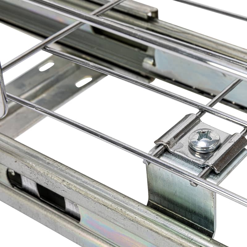 Household Essentials Chrome-Plated Steel Storage Organizer