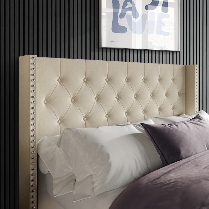 Clayfell Grinnell Tufted Upholstered Headboard