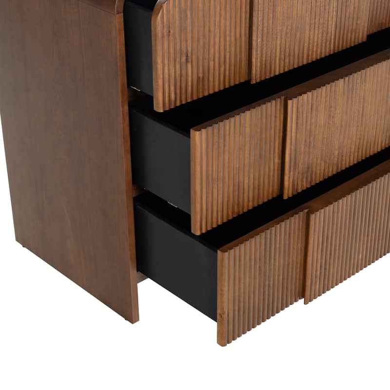 SAFAVIEH Couture Vitale Reeded Wood Dresser