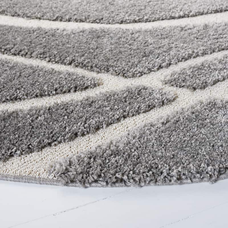 SAFAVIEH Florida Shag Sigtraud Abstract Waves 1.2-inch Area Rug