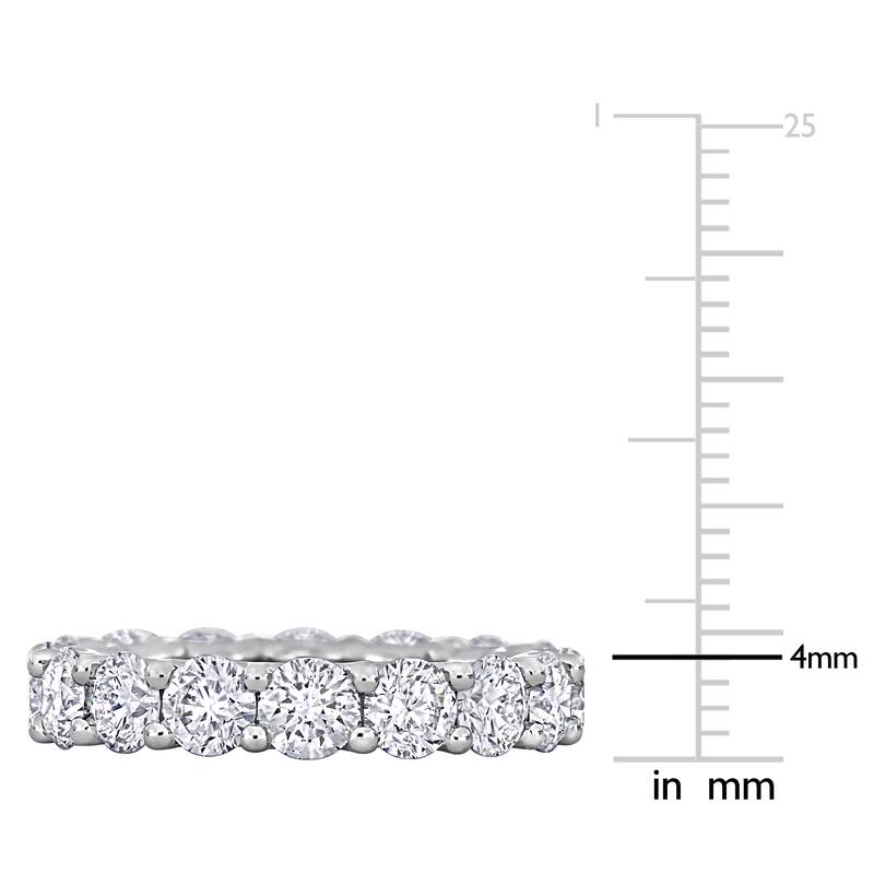Miadora 4 3/8ct TDW Diamond Eternity Ring in 14k White Gold