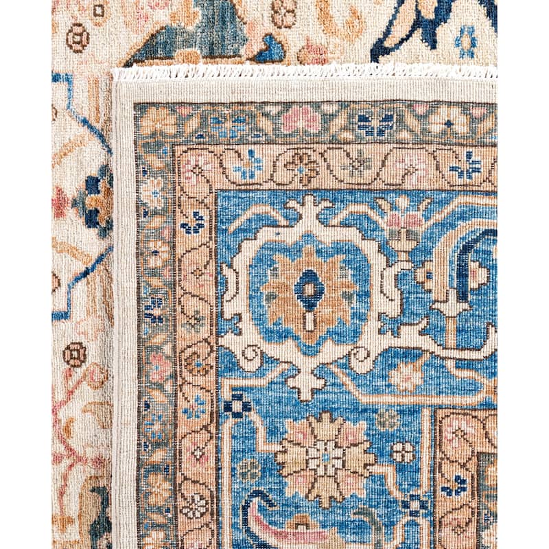 Serapi One-of-a-Kind Hand-Knotted Area Rug - Ivory - 8' 9" x 11' 10"