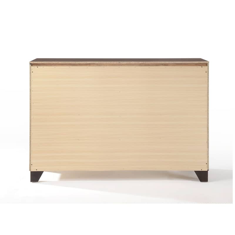 Mikel Espresso 9-Drawer Dresser