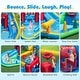 preview thumbnail 9 of 8, Gymax Inflatable Water Park w/Splash Pool Water Cannon Basketball Rim - Multi-Color
