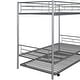 preview thumbnail 5 of 51, Twin over Twin Metal Bunk Bed with Trundle, Dividable Design