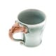 preview thumbnail 3 of 5, Handmade Elephant Handle In Green Celadon Ceramic Mug (Thailand)