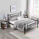 preview thumbnail 6 of 27, Taomika 3-Pieces Modern Bedroom Sets with Black Bed Frame