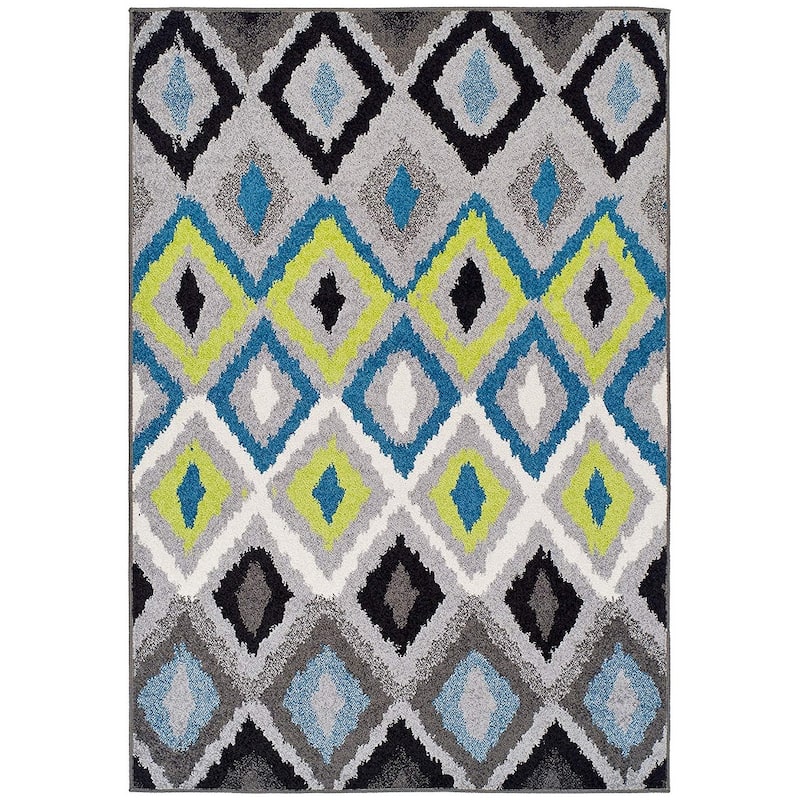 Porch & Den Guston Modern Diamond Area Rug