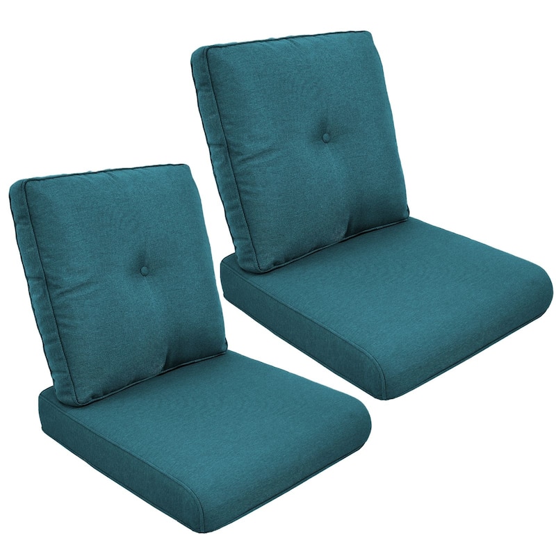 Gymojoy Pillow and Cushion Set Deep Seat Indoor/Outdoor - 25" x 22" x 4"