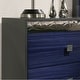 preview thumbnail 8 of 10, Furniture of America Luzen Glam 5-Piece Two-Tone Blue Wood Platform Bedroom Set