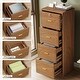 preview thumbnail 6 of 34, 4 Drawer Wood File Cabinet with Lock for Home Office