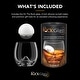 preview thumbnail 8 of 7, Final Touch On The Rock Glass with Ice Ball Maker - 8 oz