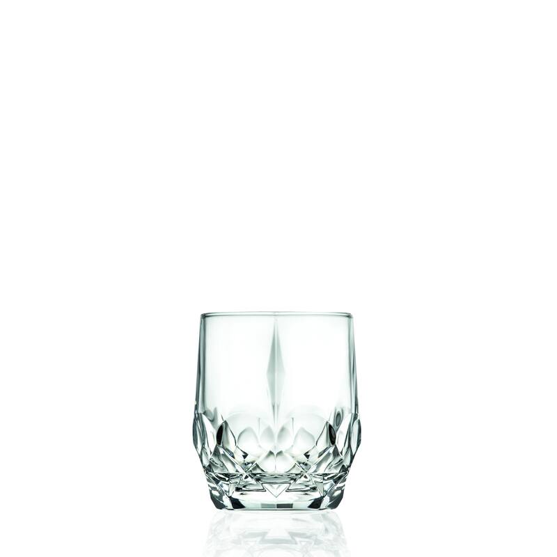 Tumbler Glass - Double Old Fashioned - Set of 6 Glasses - 13 oz. - - Made in Europe By Majestic Gifts Inc.