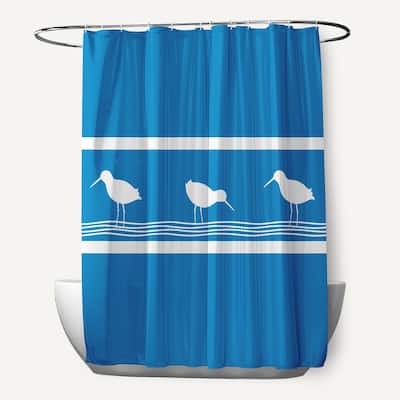 71 x 74-inch Birdwalk Animal Print Shower Curtain