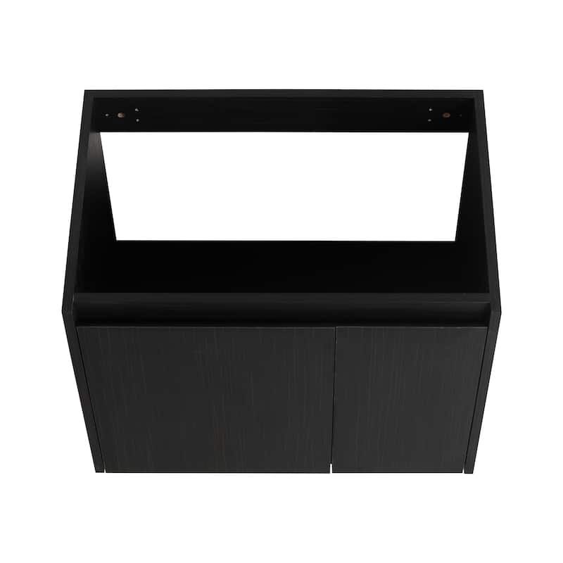 24 Inch Bathroom Cabinet With Sink,Soft Close Doors,Float Mounting Design, For Small Bathroom