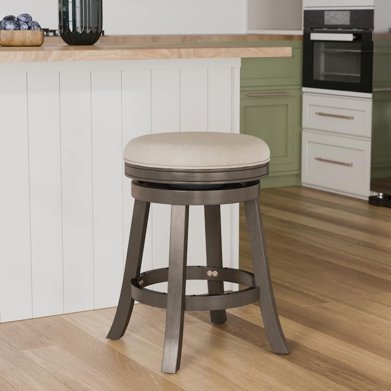DTY Indoor Living Creede Backless Swivel Stool