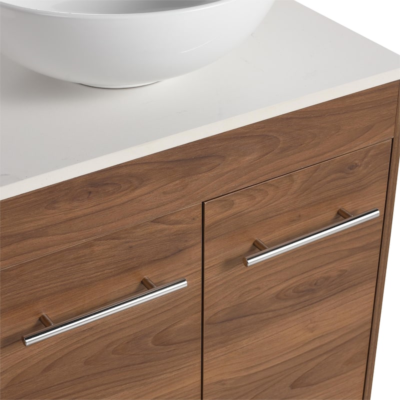Bathroom Vanity With Sink In 24/36/48/60 Inch, Freestanding Bathroom Vanity With Soft Close Door