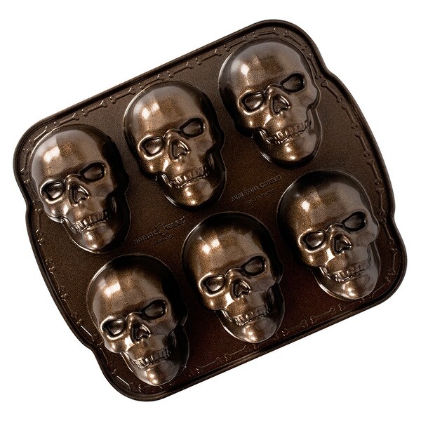 Shop Nordic Ware Haunted Skull Cakelet Pan Free Shipping On Orders