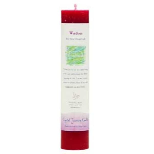 Wisdom reiki charged pillar candle