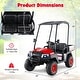 preview thumbnail 12 of 38, Costway 24V 7AH Kids Golf Cart 4WD 2 Seater Ride on Car with Sun Shade
