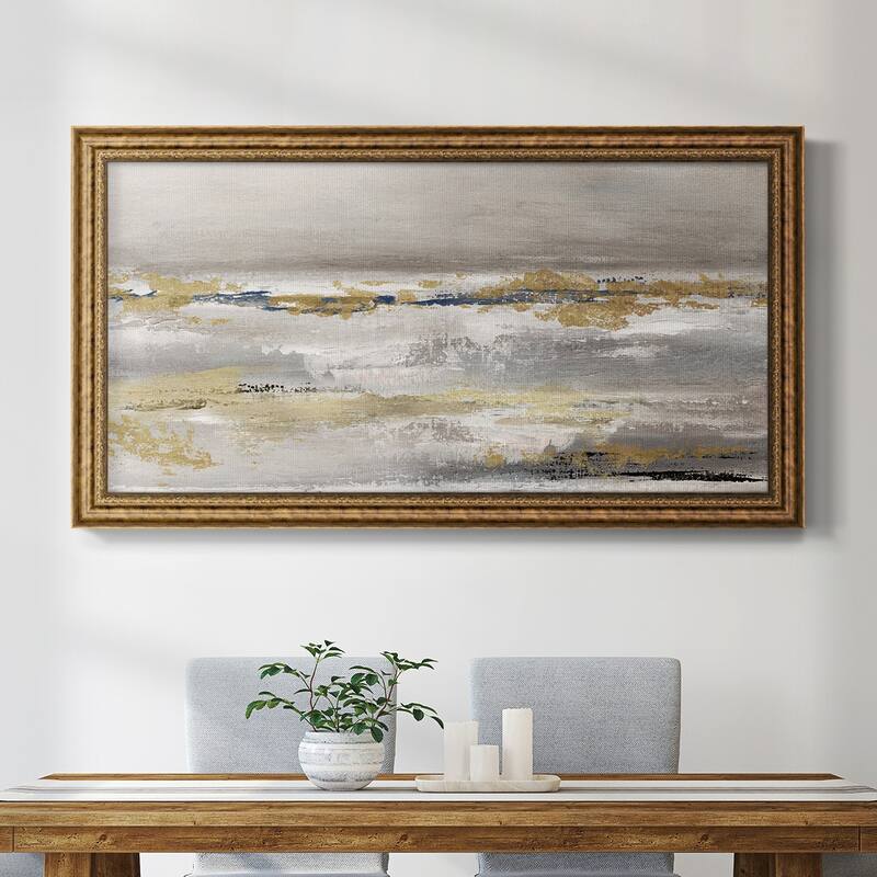 Golden Fog Premium Framed Canvas- Ready to Hang