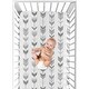 preview thumbnail 4 of 4, Sweet Jojo Designs Fitted Crib Sheet for the Grey and White Mod Arrow Collection