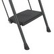 preview thumbnail 10 of 10, Black 6-Step Compact Metal Step Stool Ladder