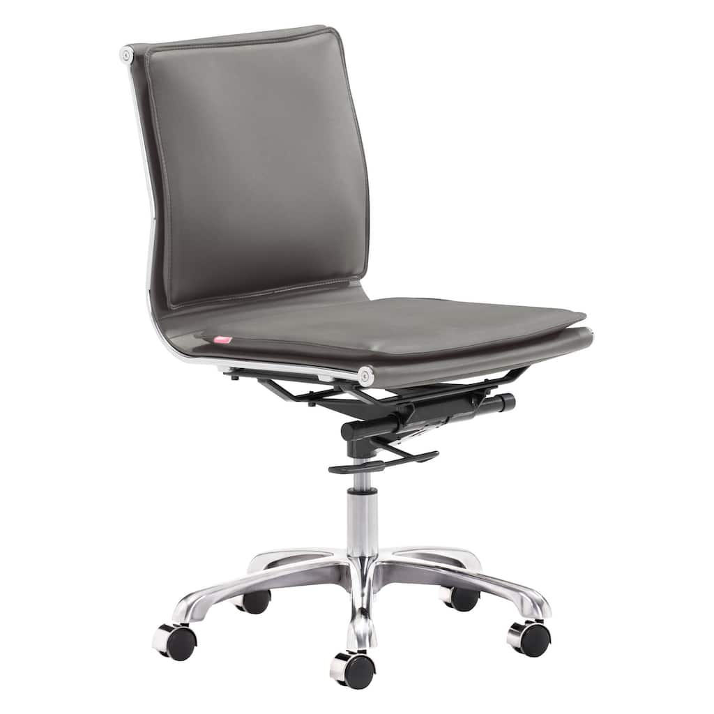 Dream Plus Armless Office Chair Gray