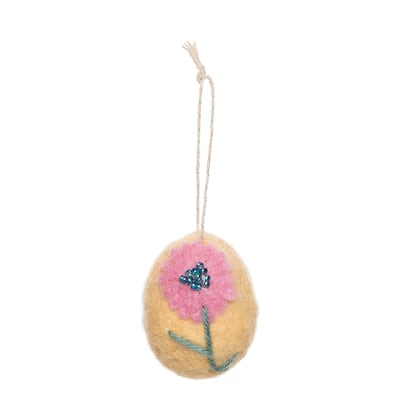 Osteospermum Egg Easter Spring Decorative Hanging Tree Ornament