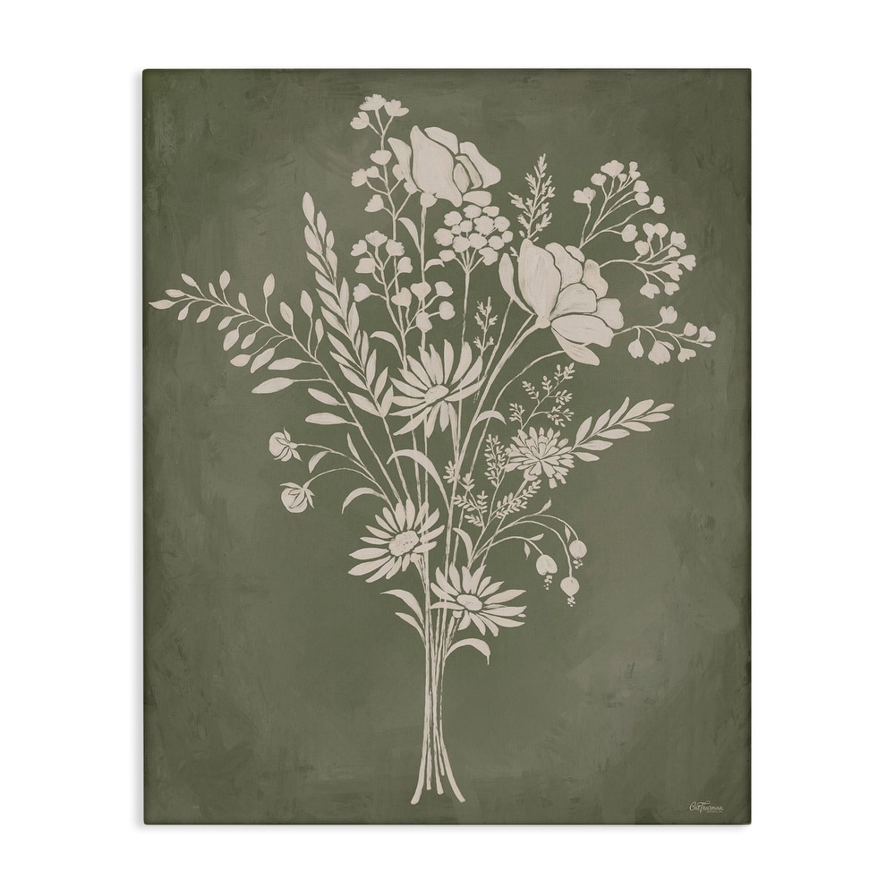 Stupell Wildflower Impression Bundle Canvas Wall Art Design By Cat Thurman Designs