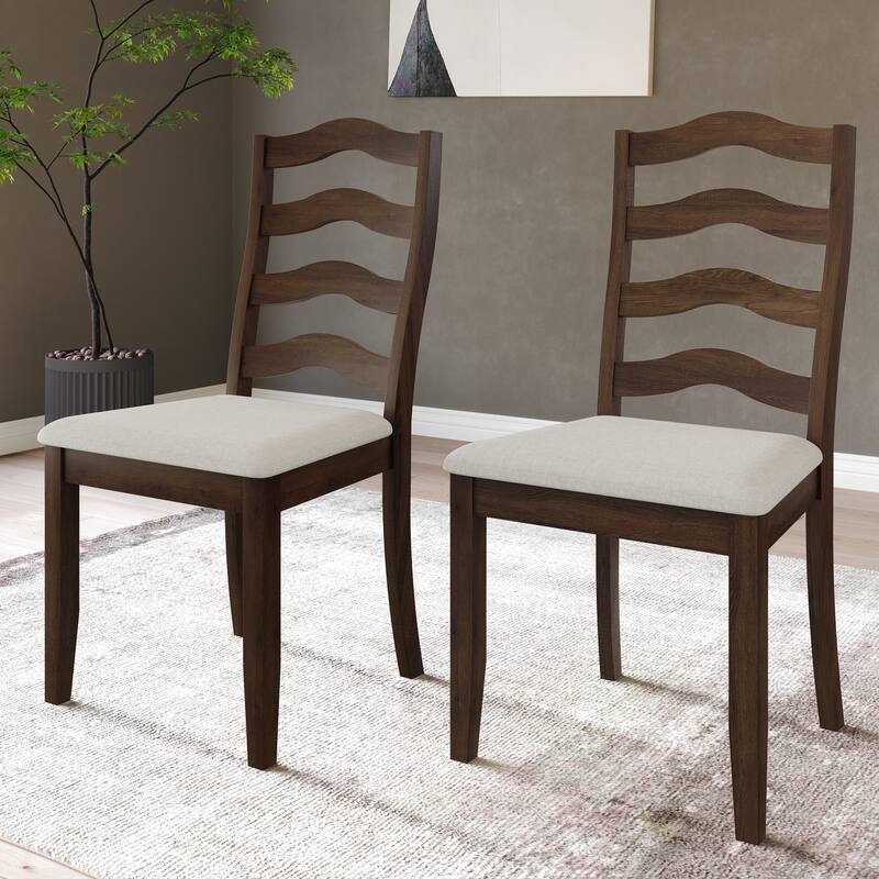 CraftPorch Sophistique Wooden Dining Chairs (Set of 2) - N/A