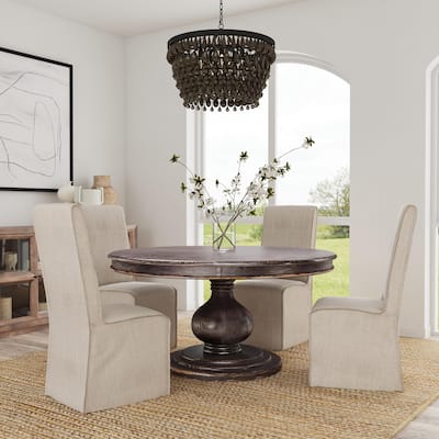 Beatriz Reclaimed Wood 60-inch Pedestal Dining Table by Kosas Home