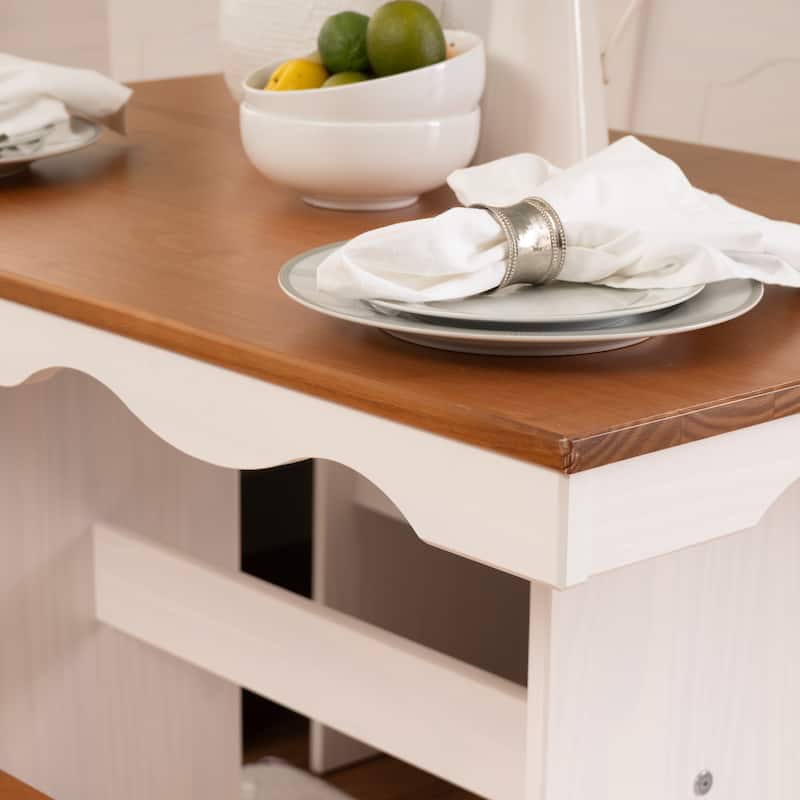 Clara Cottage White and Carmel Nook