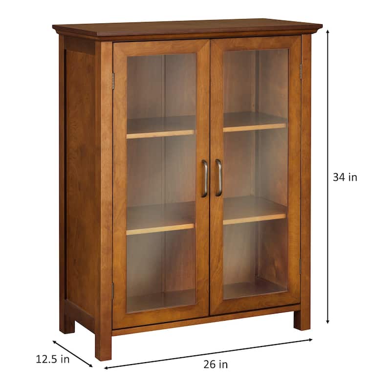 Teamson Home Avery Freestanding Two-Door Floor Cabinet