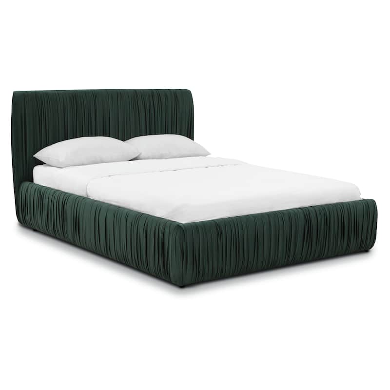 Poly & Bark Ceres Queen Bed in Banff Green