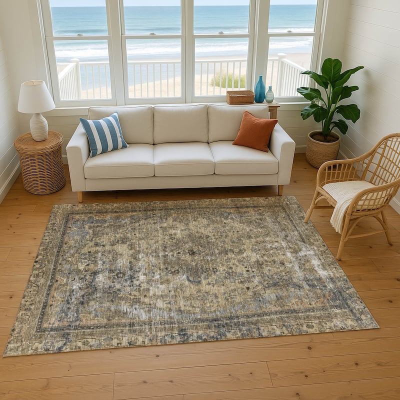 Premium Washable Super Soft Vintage Traditional Mayfield Rug