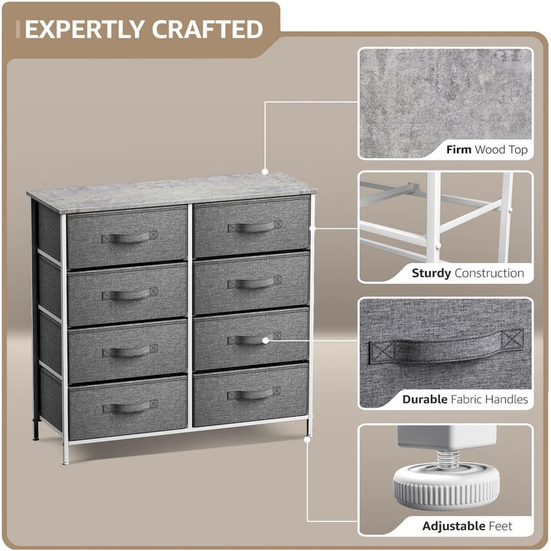 Dresser with 8 Drawers