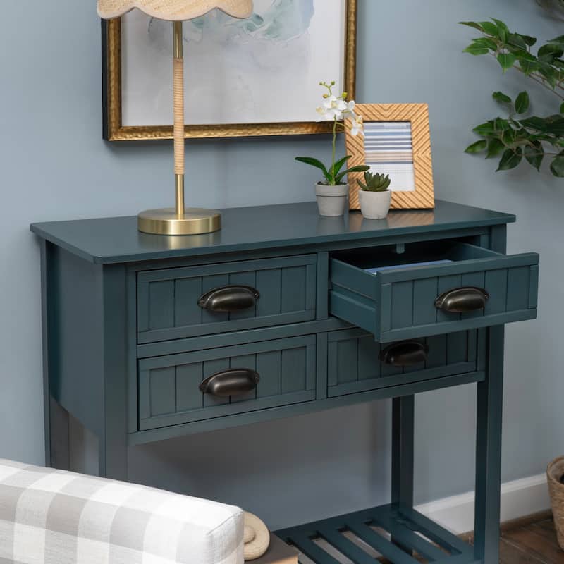 Crestway Antique Solid Wood Entryway Console Table