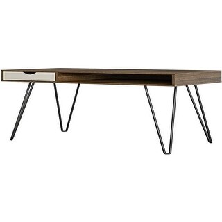 Concord Computer Desk with Storage, Brown Oak/Gray - Bed Bath & Beyond ...