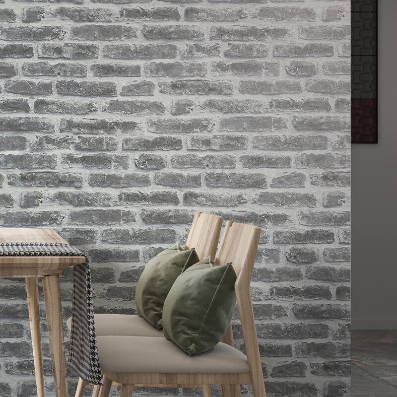 Galerie Wallcoverings Exposed Brick Effect Vinyl on Non-woven Matte Wallpaper Roll