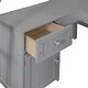 preview thumbnail 11 of 14, Twin size Loft Bed with Drawers, Cabinet, Shelves and Desk, Grey